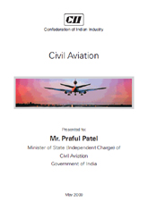 Civil aviation report presented to Mr. Praful Patel, Minister of State (Independent Charge) of Civil Aviation, Government of India